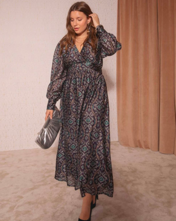 Robe Camélia Bleue-Exclusivité web