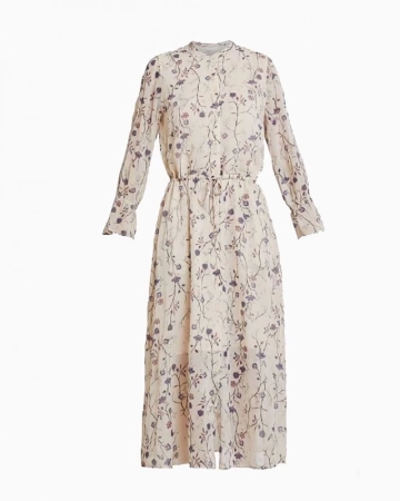 Robe Longue Ecru