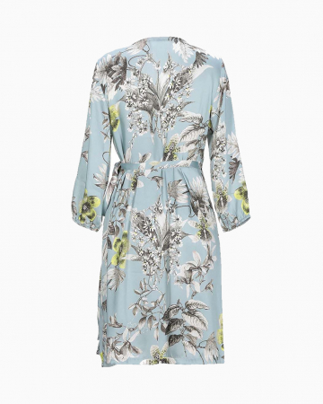 Robe Bleu Floral
