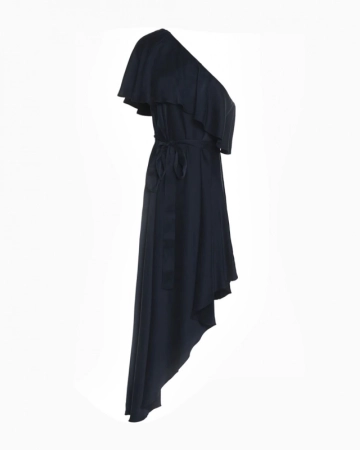 Robe One Shoulder Navy