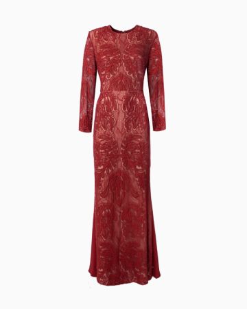 Robe Red Lace