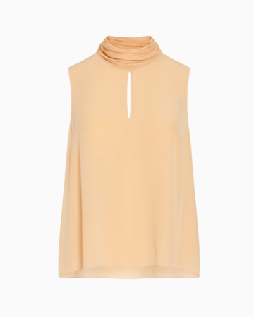 Top Col Drapé Pêche FW2012