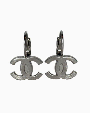 Boucles D'oreilles Double C Silver