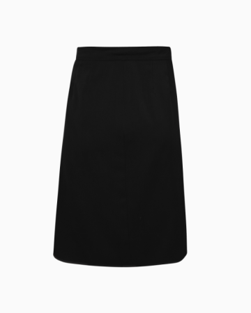 Jupe Crêpe Noir Intemporel