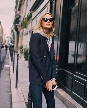 Blazer double boutonnage