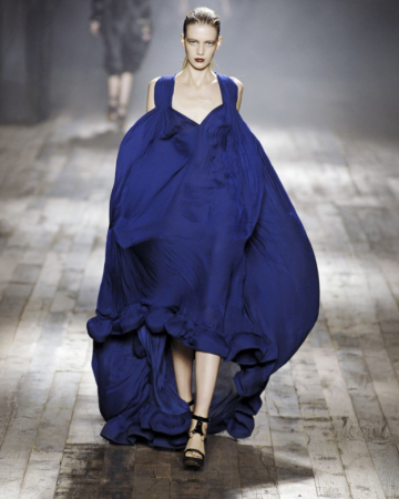 Robe Charmeuse Indigo