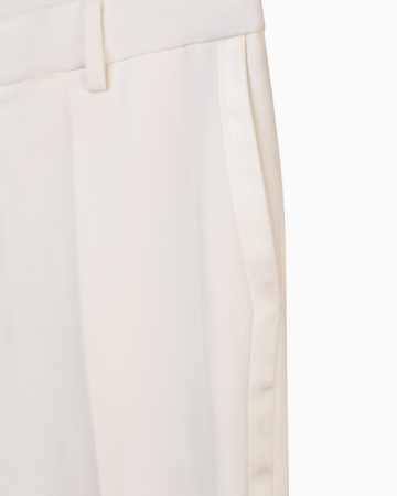 Pantalon Tailoring Blanc SS2022 par Anthony Vaccarello