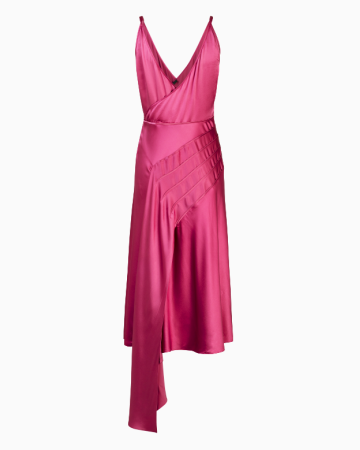 Robe Soie Framboise