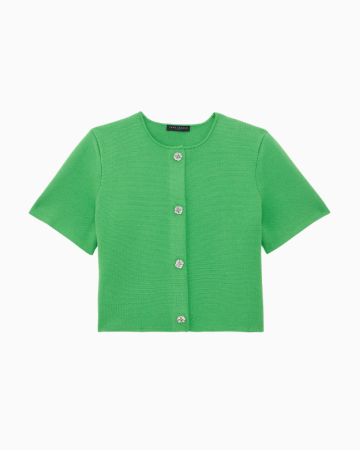 Cardigan Glitter Emeraude