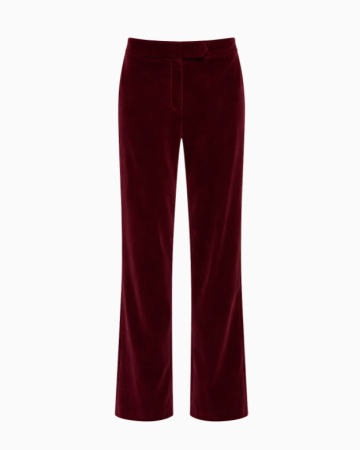Pantalon Velours Bordeaux