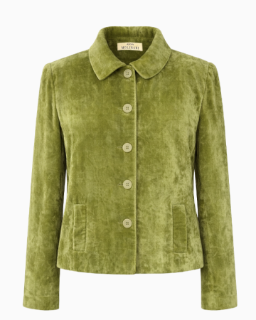 Veste Velours Vert