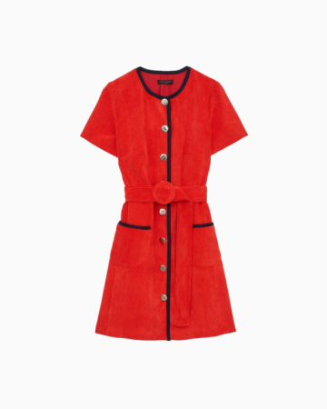 Robe Rythme Vermillon