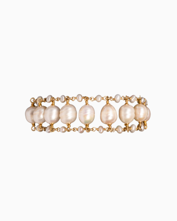 Bracelet Rail Pop Corn Blanc