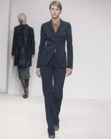 Tailleur Noir Architecturé SS1996