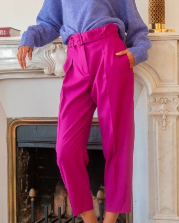 Pantalon City Fushia