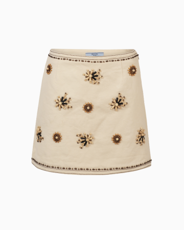 Jupe Fleurs Brodées