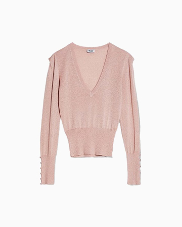 Pull Lurex Rose