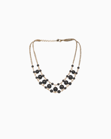 Collier Rail Pop Corn Noir