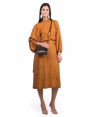 Robe Quentin Moutarde-Exclusivité web