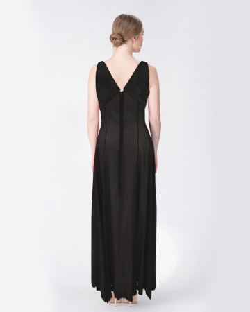 Robe Mousseline Bleu nuit