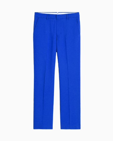 Pantalon Smoking Bleu Electrique