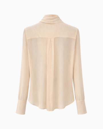Blouse Nœud Ivoire Rosé FW2014