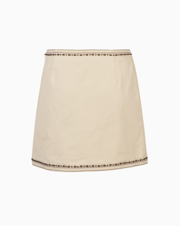 Jupe Fleurs Brodées