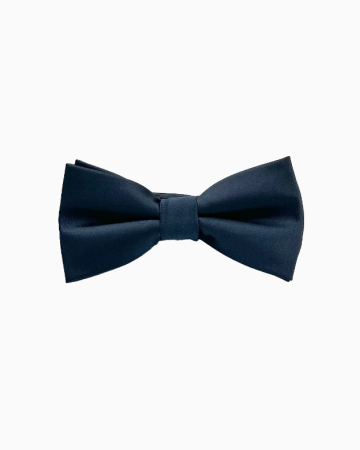 Noeud Papillon Satin Marine