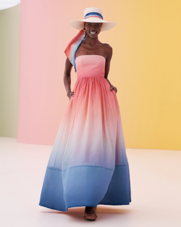 Robe Postcard Dégradé