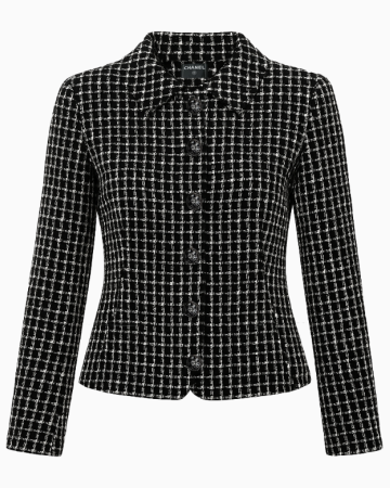 Veste Tweed Black And White Pre Fall 2010