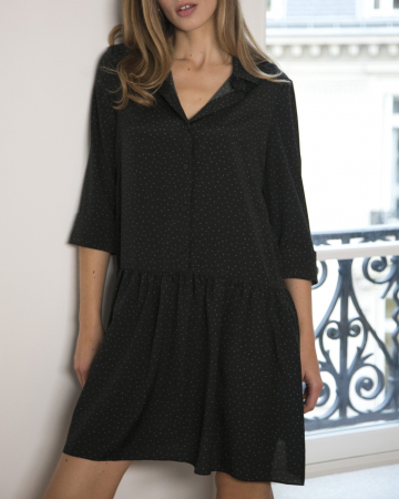 Robe Carla Noire-Exclusivité web