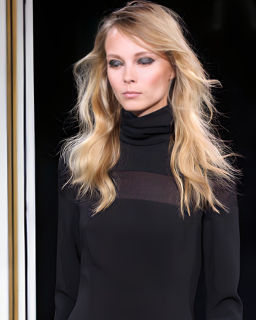 Robe Col Roulé Noire