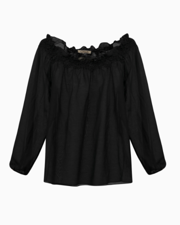 Blouse Mousseline Noire Resort 2008