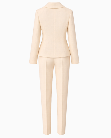 Ensemble Pantalon Tailoring Ivoire