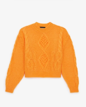 Pull Mohair Orange