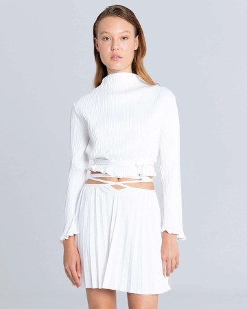Top Pleated Cropped