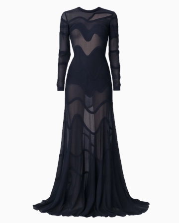 Robe Blue Sheer SS2015