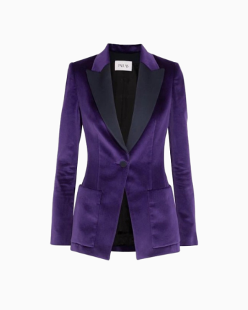 Blazer Satin Trimmed