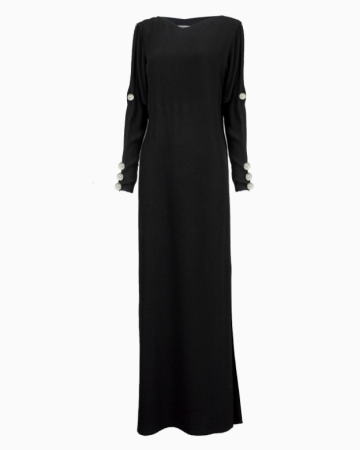 Robe Noire Minimaliste FW1997