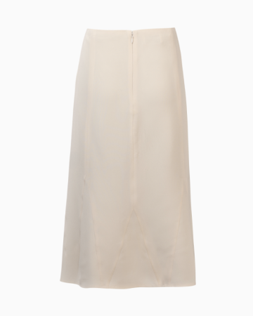 Jupe Silk White par Karl Lagerfeld
