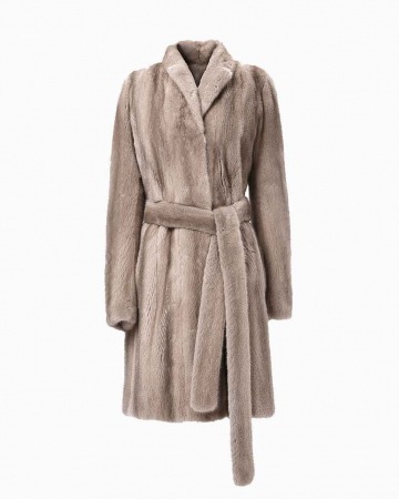 Manteau Fourrure Beige