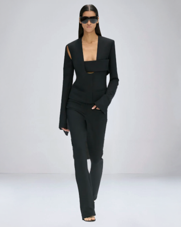 Bas Heritage Stretch Wool Black