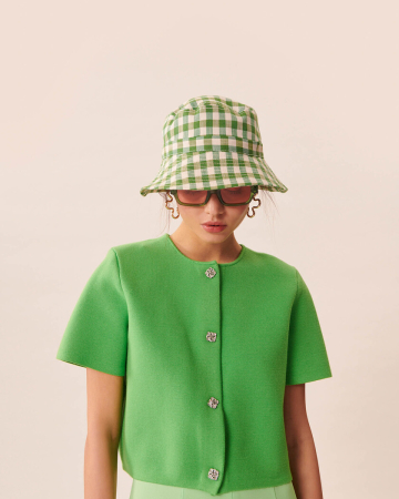 Cardigan Glitter Emeraude