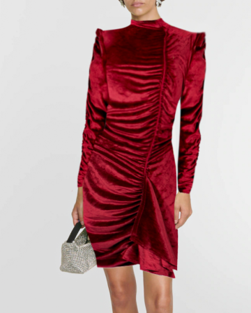 Robe Gathered Asymetric