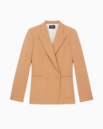 Blazer Camel Croisé