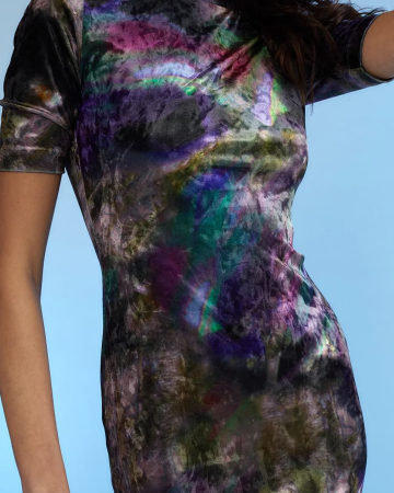 Robe Printed Crushed