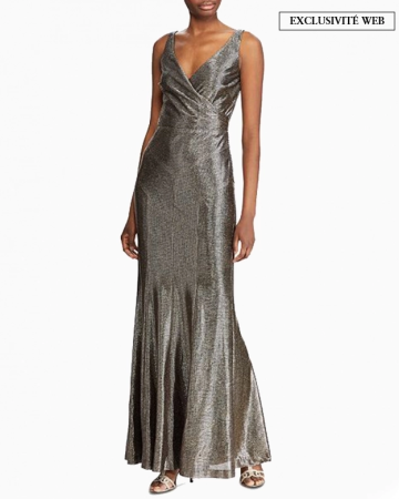 Robe Metallic Sleeveless