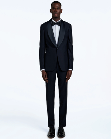 Smoking Blue Chic Satin