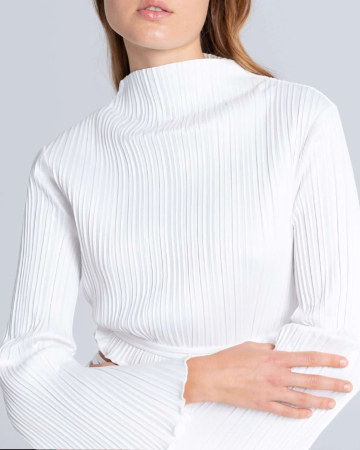 Top Pleated Cropped