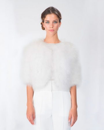 Boléro Marabout Blanc